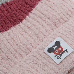 Kids Woollen Cap - Light Pink