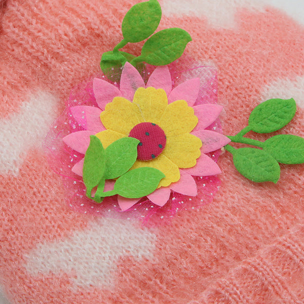 Kids Woolen Cap - Peach