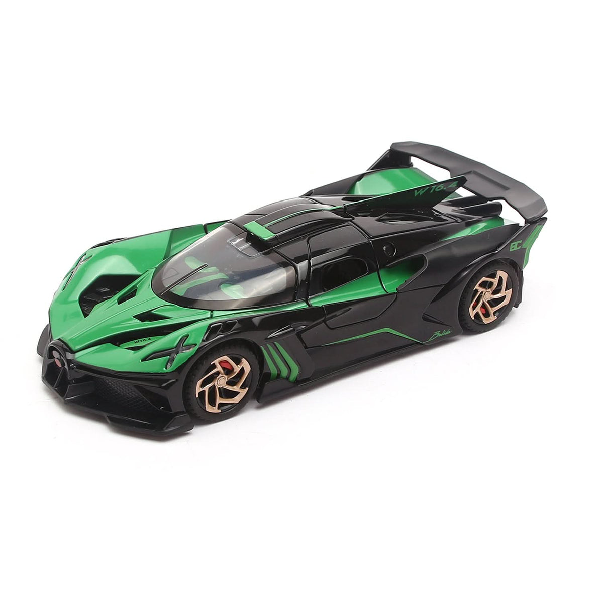 Die-Cast Car Bugatti Fireball - Green, Die-cast Model Car, Chase Value, Chase Value