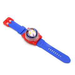 Children Digital Spinner And Music Watch - Blue