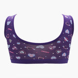 Girls Foam Biddies - Purple, Girls Shameez Camisole & Biddies, Chase Value, Chase Value