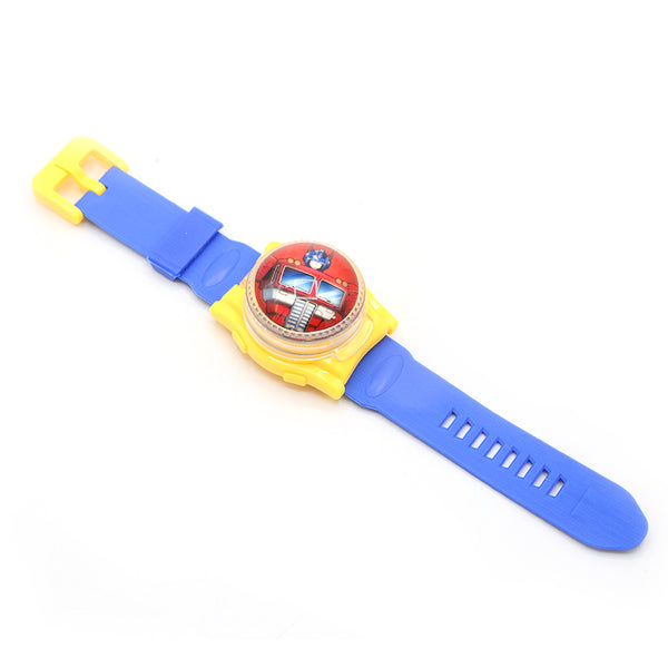 Children Digital Spinner And Music Watch - Blue