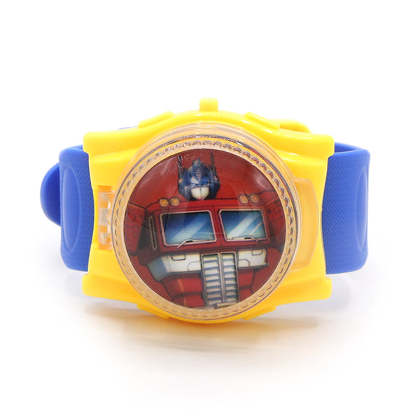 Children Digital Spinner And Music Watch - Blue