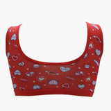 Girls Foam Biddies - Red, Girls Shameez Camisole & Biddies, Chase Value, Chase Value