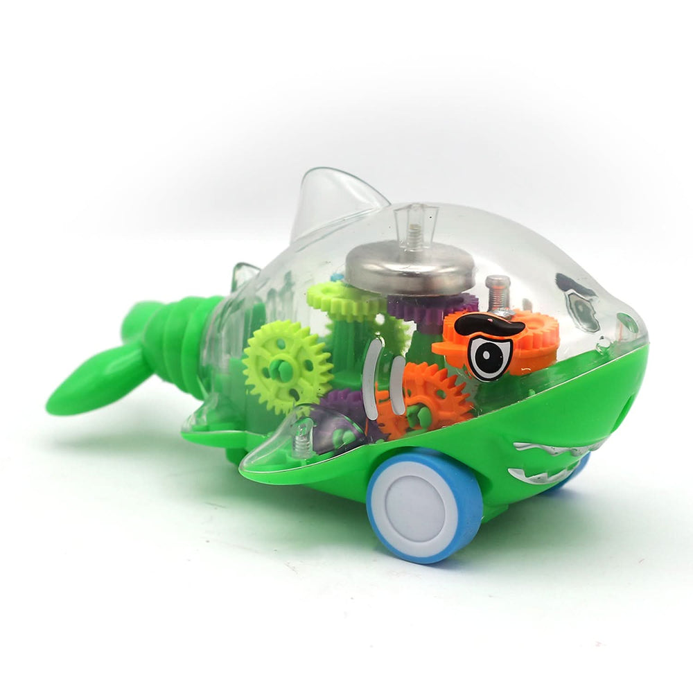 Transparent Friction Dolphin Shark - Green, Non-Remote Control, Chase Value, Chase Value