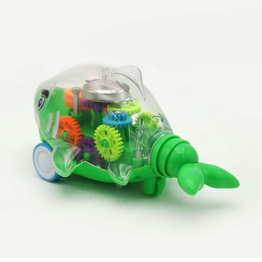 Transparent Friction Dolphin Shark - Green, Non-Remote Control, Chase Value, Chase Value
