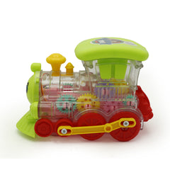 Transparent Train Toy With Light & Sound