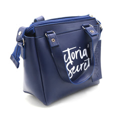 Women's Shoulder Bag - Navy Blue