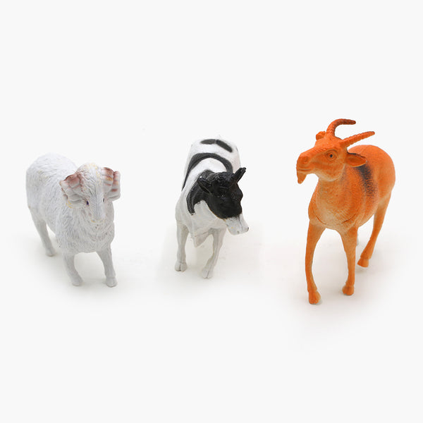 Farm Animal Pack of 3 - Multi Color