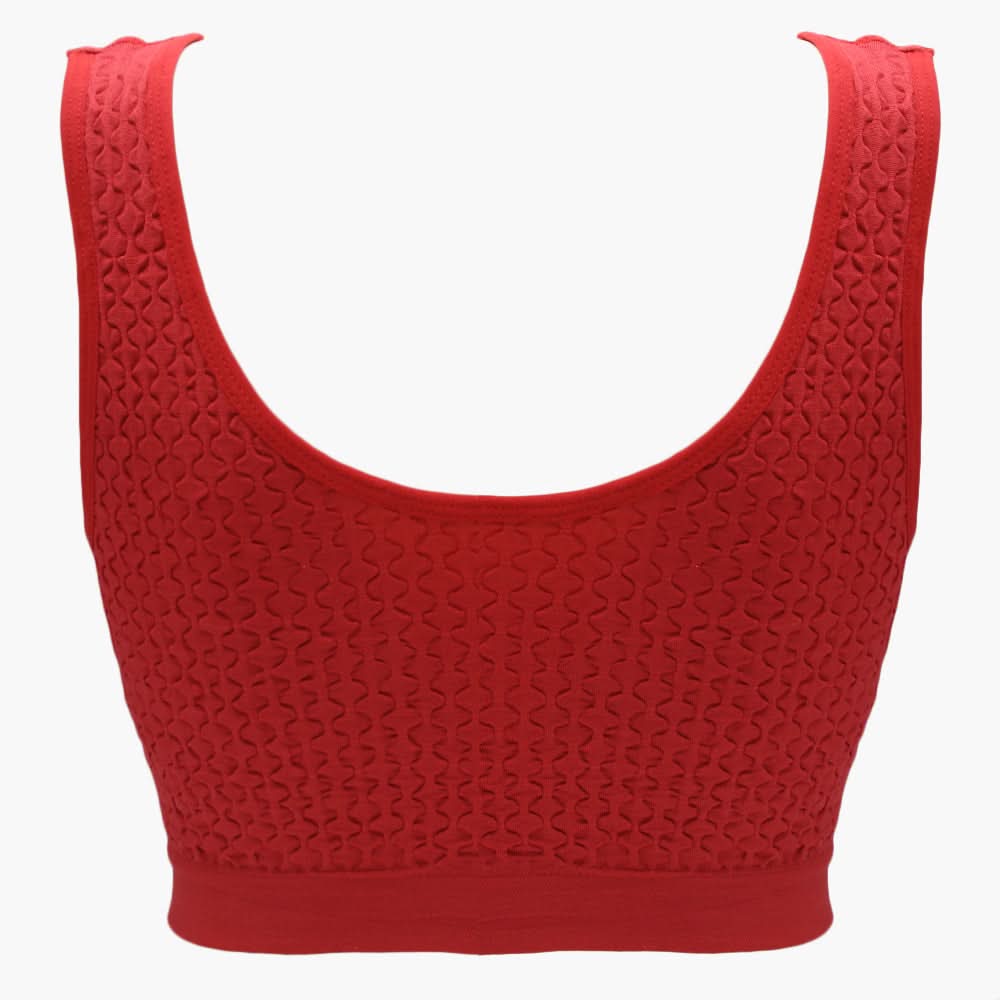 Women's Air Bra - Red, Women Bras, Chase Value, Chase Value