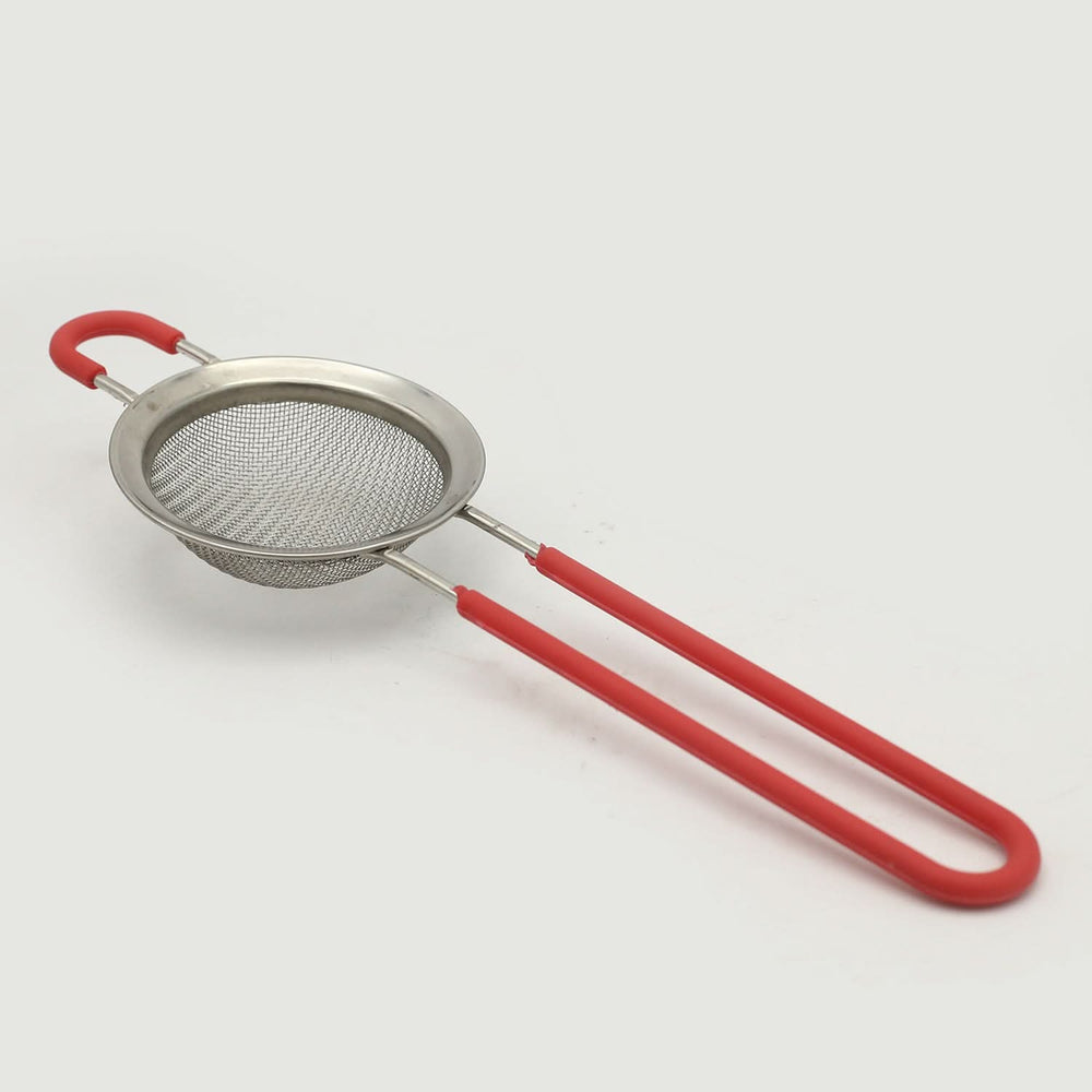 Tea Strainer With Color Handle - Red, Strainer, Chase Value, Chase Value