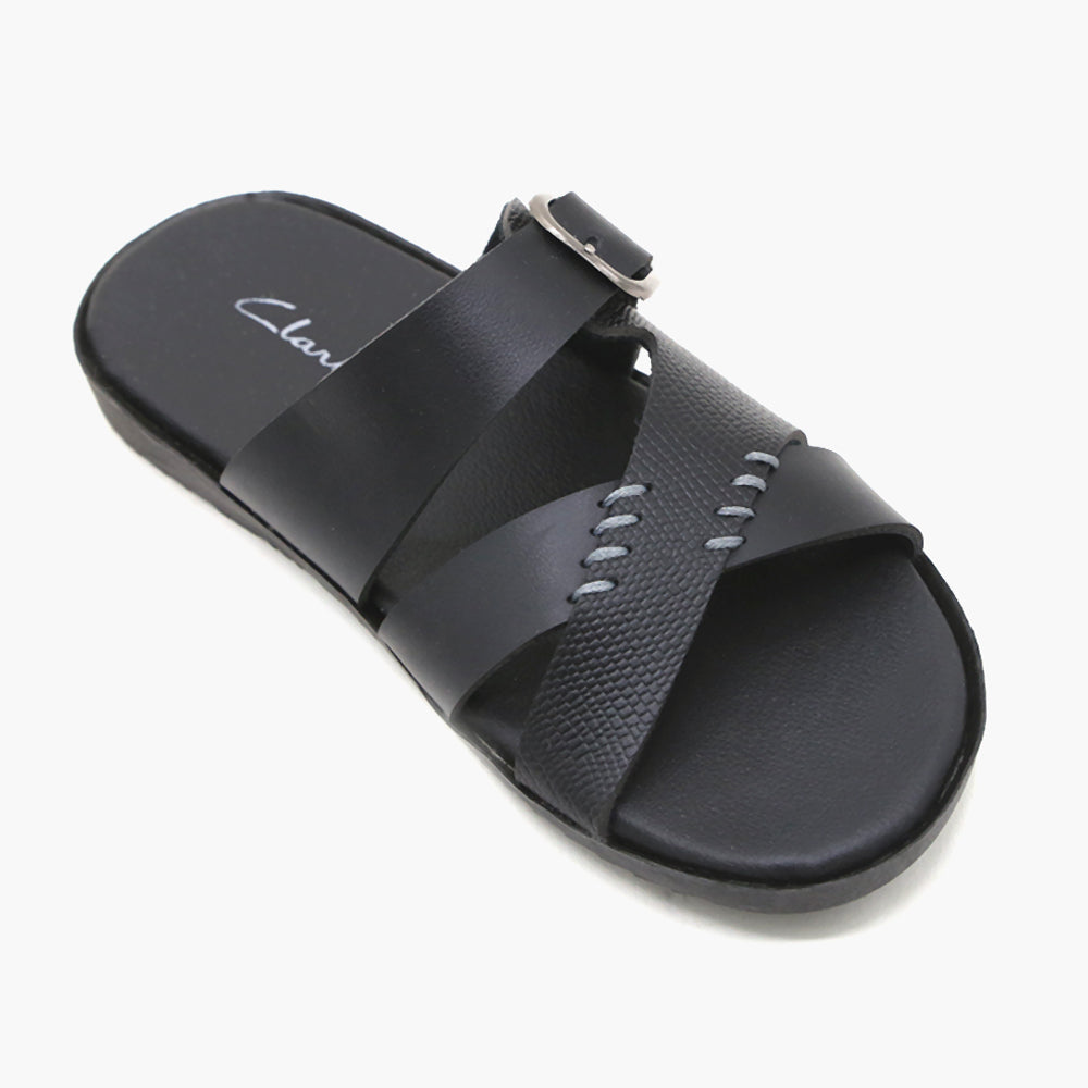 Boys Slipper - Black, Boys Slippers, Chase Value, Chase Value