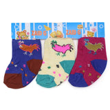 Boys Socks Pack Of 3 - Multi Color, Boys Socks, Chase Value, Chase Value