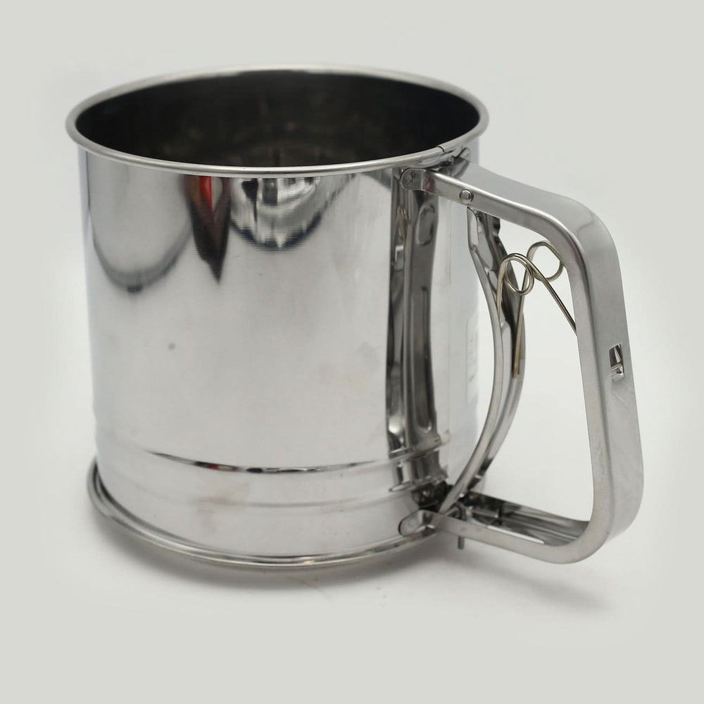 Flour Strainer Steeliness Steel - Silver, Strainer, Chase Value, Chase Value