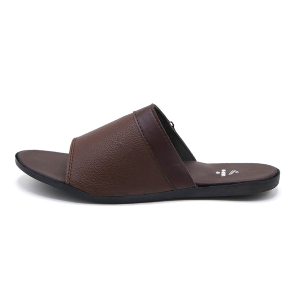 Men's Slipper - Brown