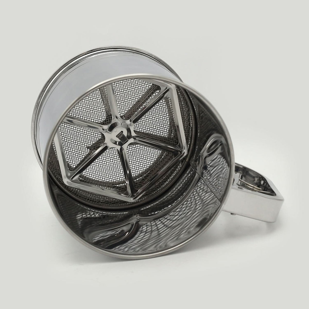 Flour Strainer Steeliness Steel - Silver, Strainer, Chase Value, Chase Value