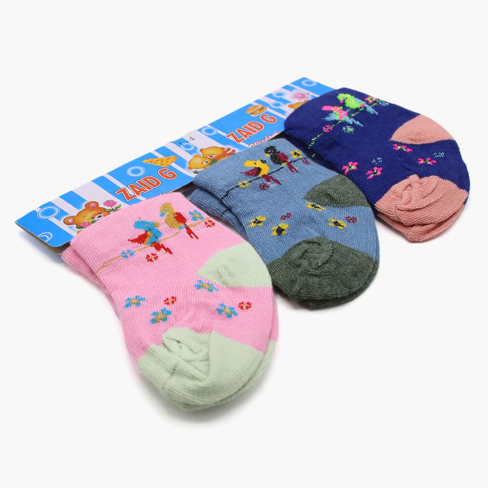 Boys Socks Pack Of 3 - Multi Color, Boys Socks, Chase Value, Chase Value
