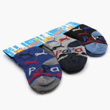 Boys Socks Pack Of 3 - Multi Color, Boys Socks, Chase Value, Chase Value