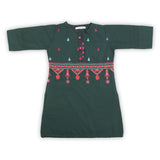 Girls Embriodered Kurti - Green, Girls Kurti, Chase Value, Chase Value