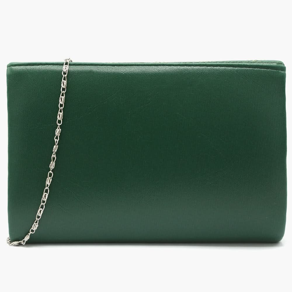 Women's Clutch - Dark Green, Women Clutches, Chase Value, Chase Value