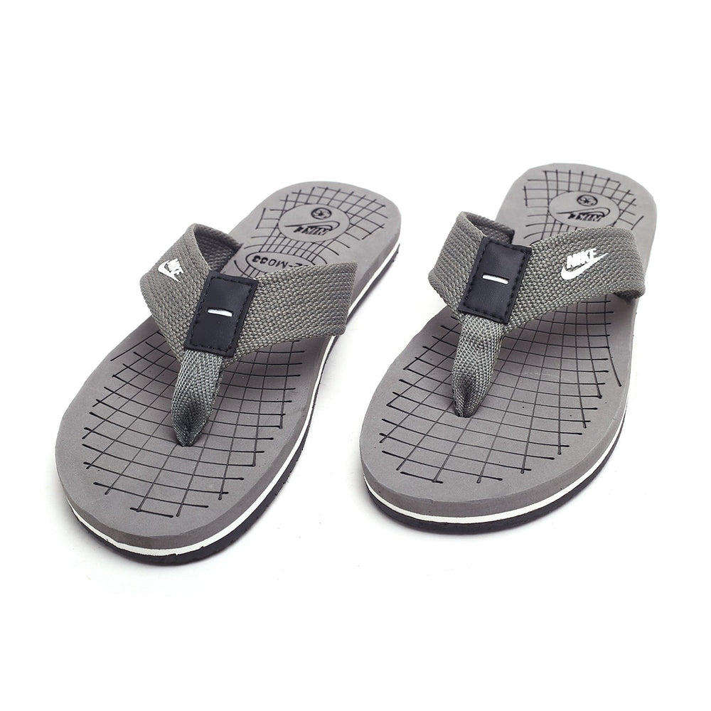 Men's Flip Flop Slipper - Grey, Men's Slippers, Chase Value, Chase Value