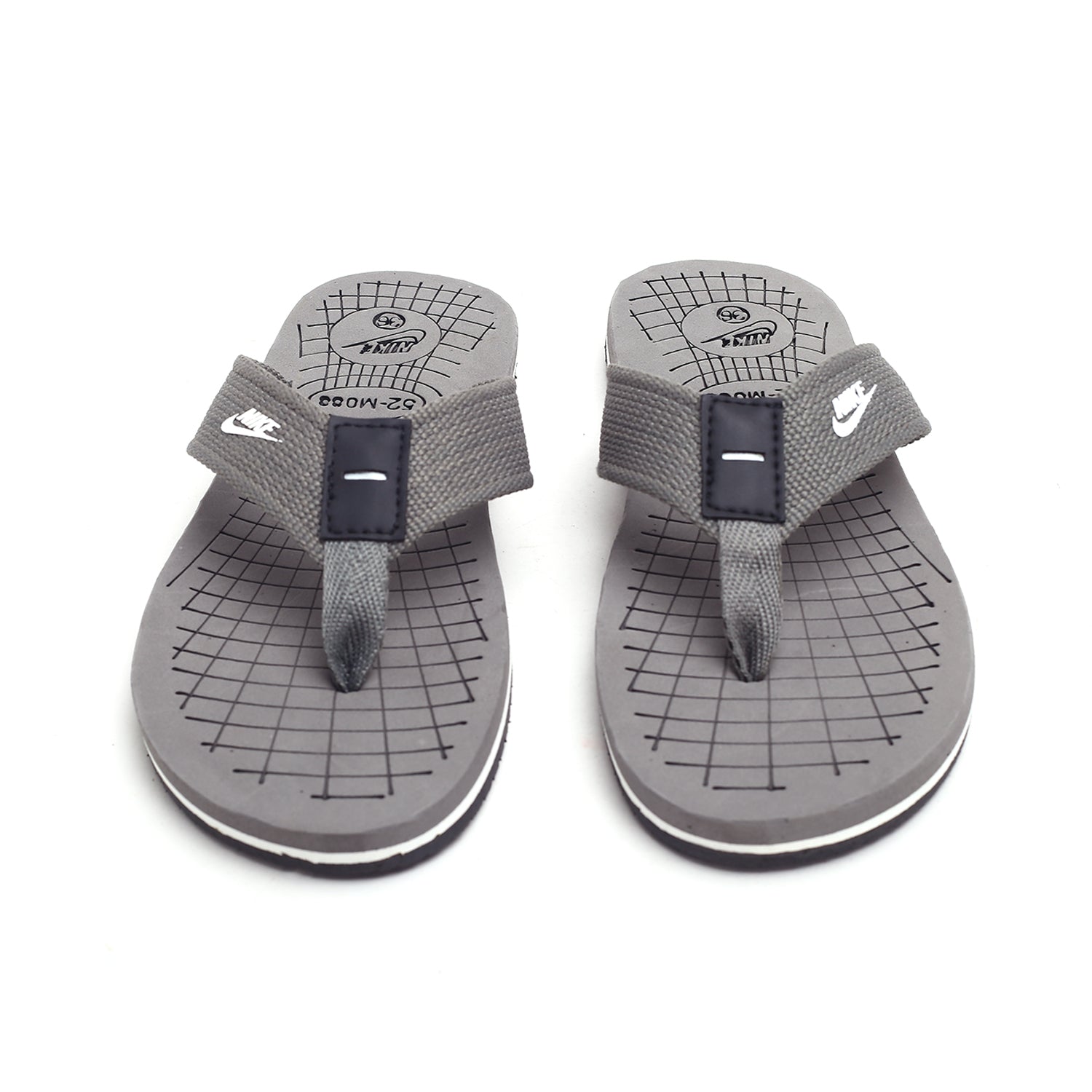 Men's Flip Flop Slipper - Grey, Men's Slippers, Chase Value, Chase Value