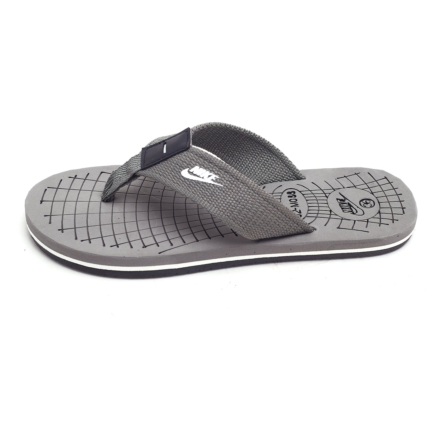 Men's Flip Flop Slipper - Grey, Men's Slippers, Chase Value, Chase Value