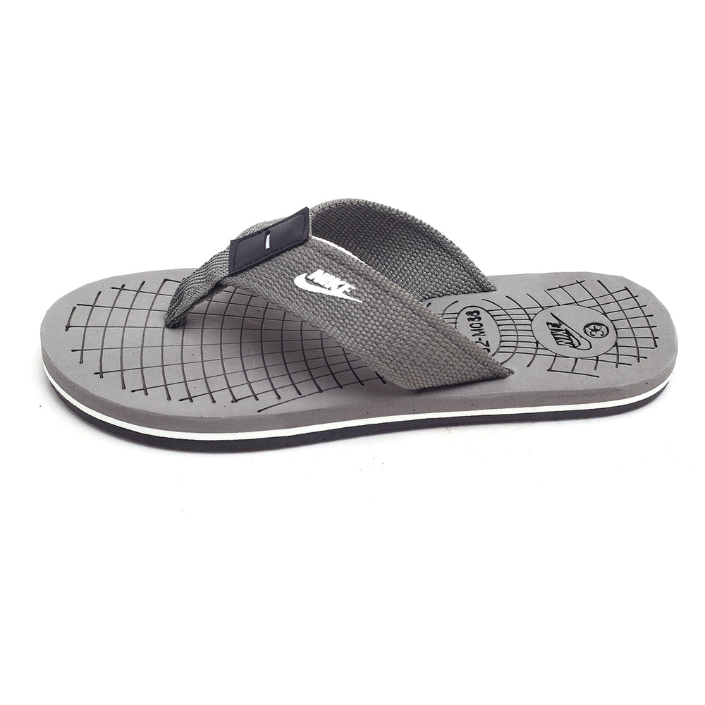 Men's Flip Flop Slipper - Grey, Men's Slippers, Chase Value, Chase Value