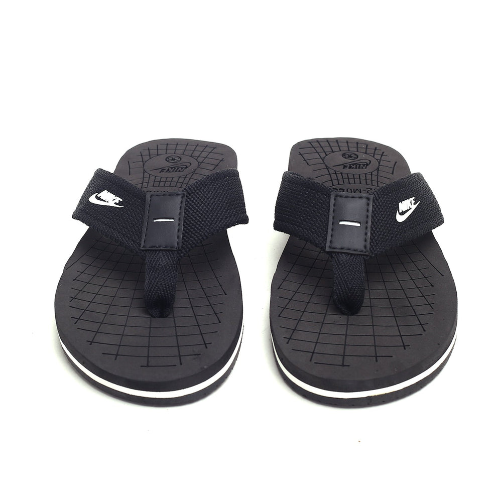 Men's Flip Flop Slipper - Black, Men's Slippers, Chase Value, Chase Value
