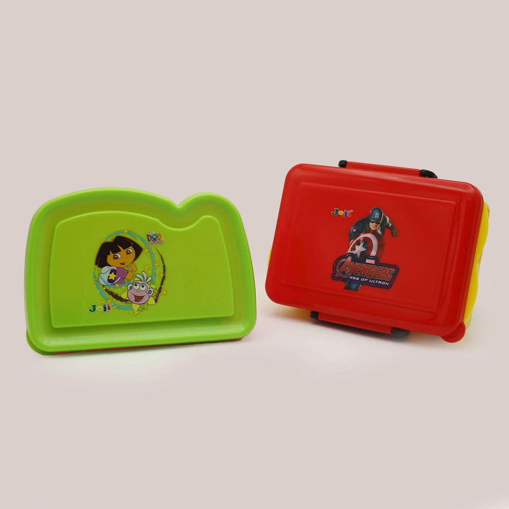 Lunch Box 2Pc - Red & Green, Tiffin Boxes & Bottles, Chase Value, Chase Value