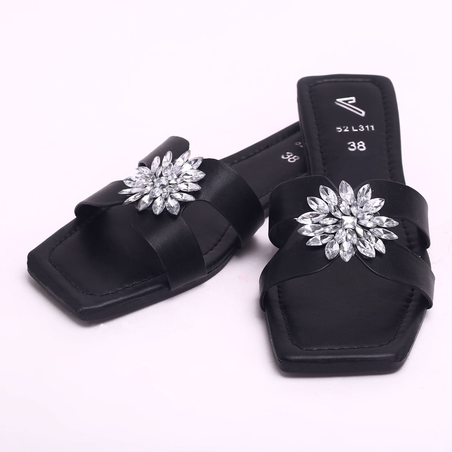 Women's Slipper - Black, Women Slippers, Chase Value, Chase Value
