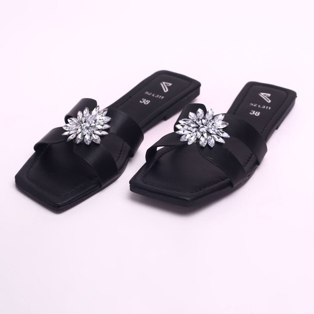 Women's Slipper - Black, Women Slippers, Chase Value, Chase Value