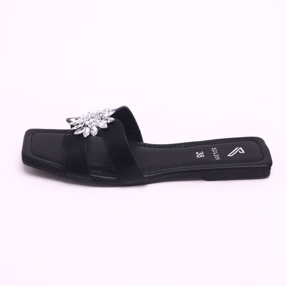 Women's Slipper - Black, Women Slippers, Chase Value, Chase Value