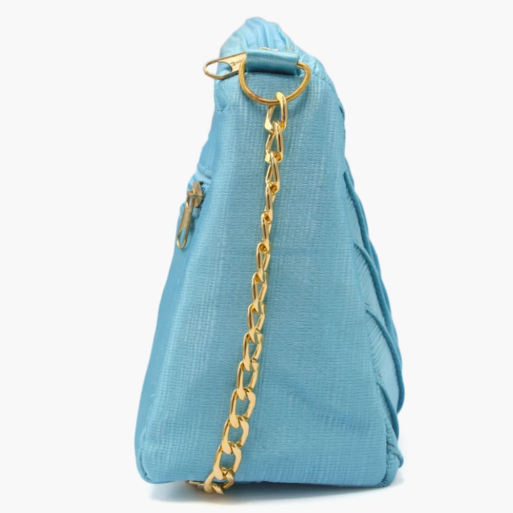 Women's Shoulder Bag - Sky Blue, Women Bags, Chase Value, Chase Value