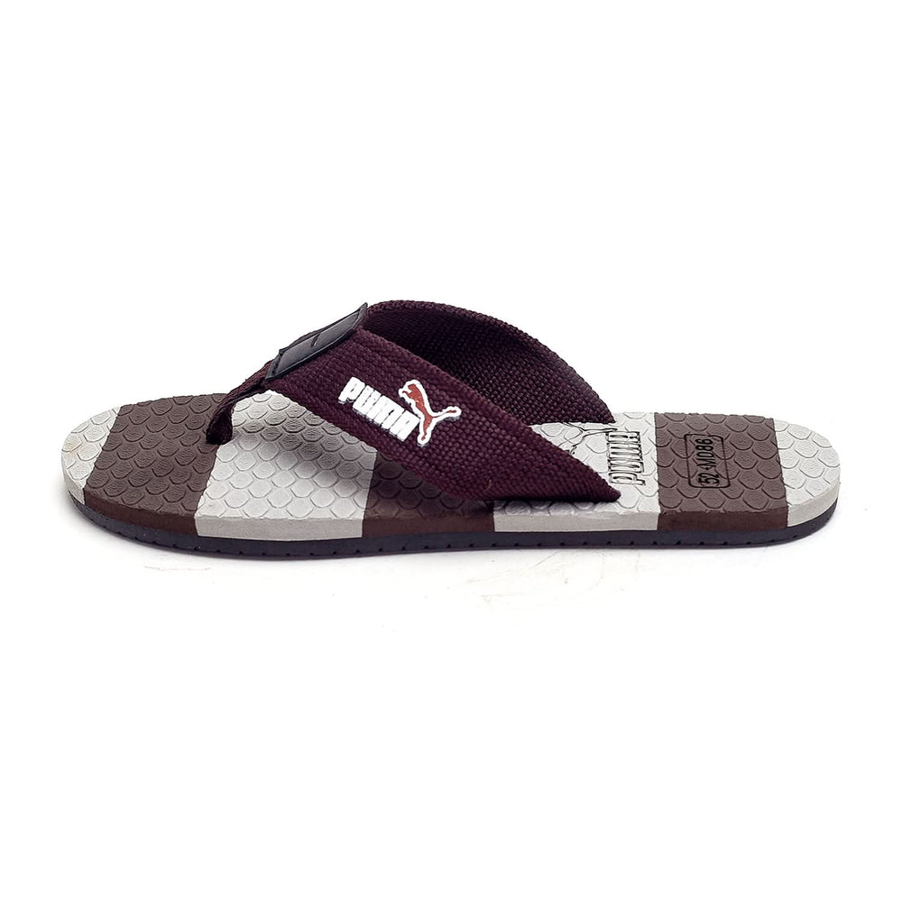 Men's Flip Flop Slipper - Brown, Men's Slippers, Chase Value, Chase Value