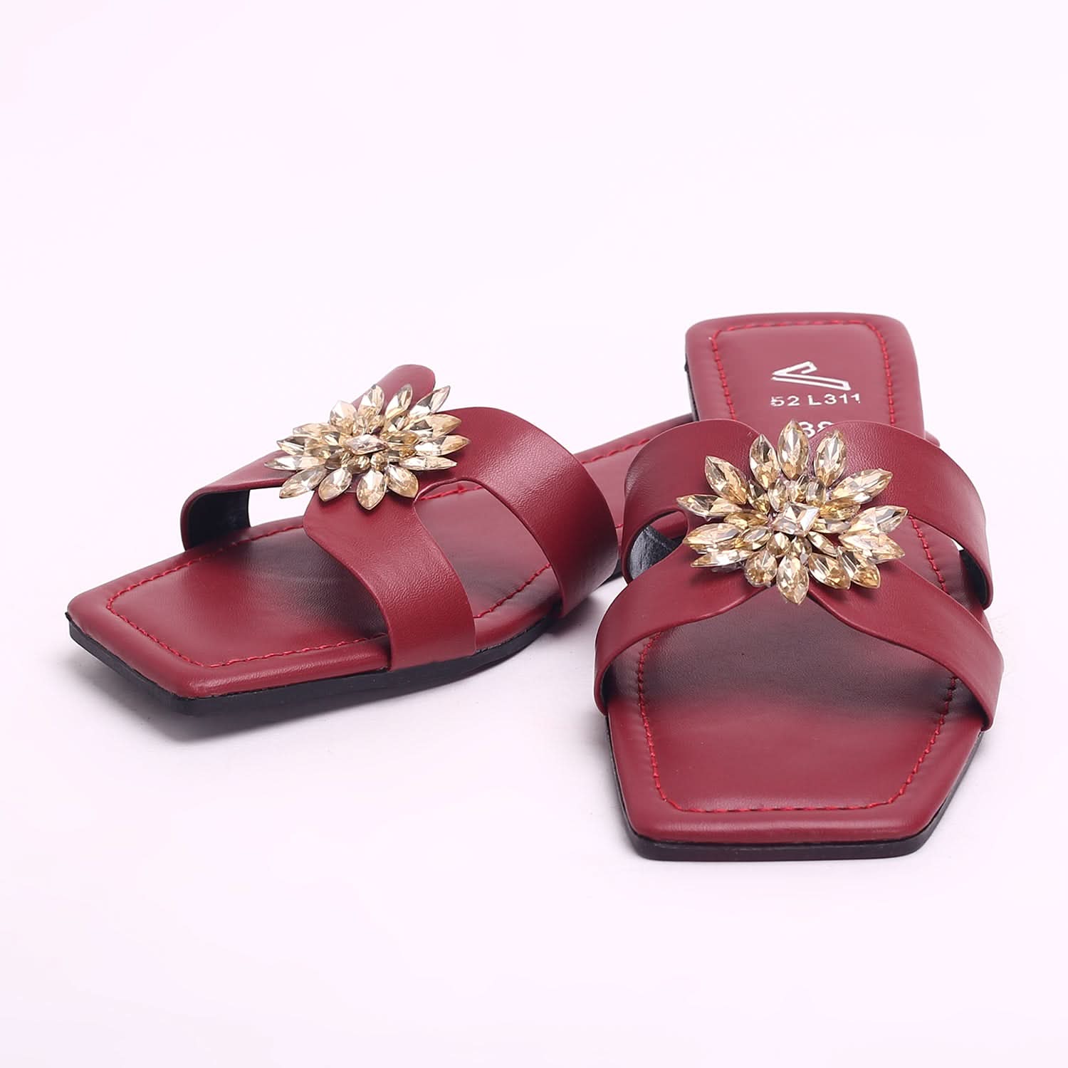 Women's Slipper - Maroon, Women Slippers, Chase Value, Chase Value