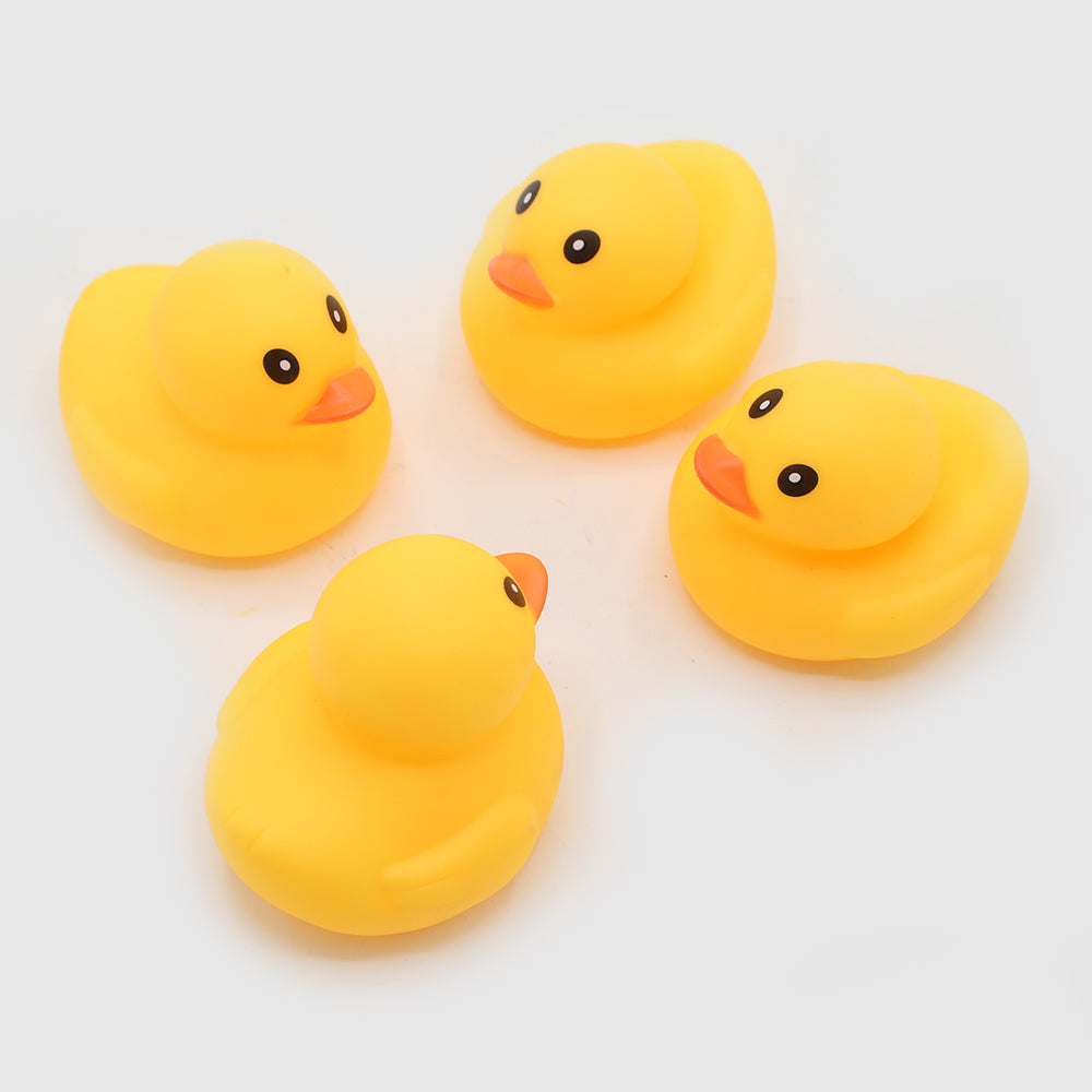 New Born Bath Duck - 4 Pack Toy Set, Animal Toys, Chase Value, Chase Value