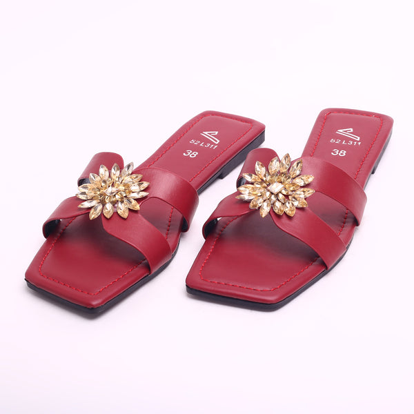 Women's Slipper - Maroon