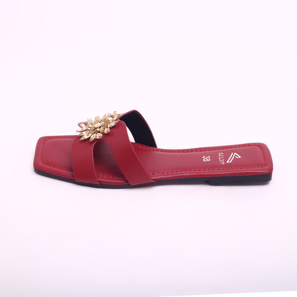Women's Slipper - Maroon