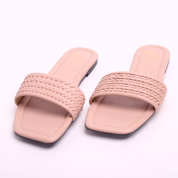 Women's Slippers - Peach