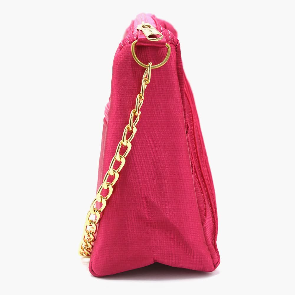 Women's Shoulder Bag - Dark Pink, Women Bags, Chase Value, Chase Value