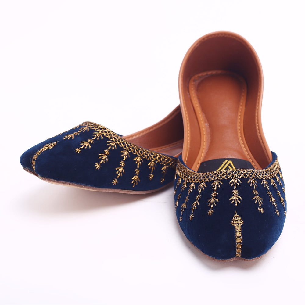 Women's Khussa - Navy Blue, Women Khussa, Chase Value, Chase Value