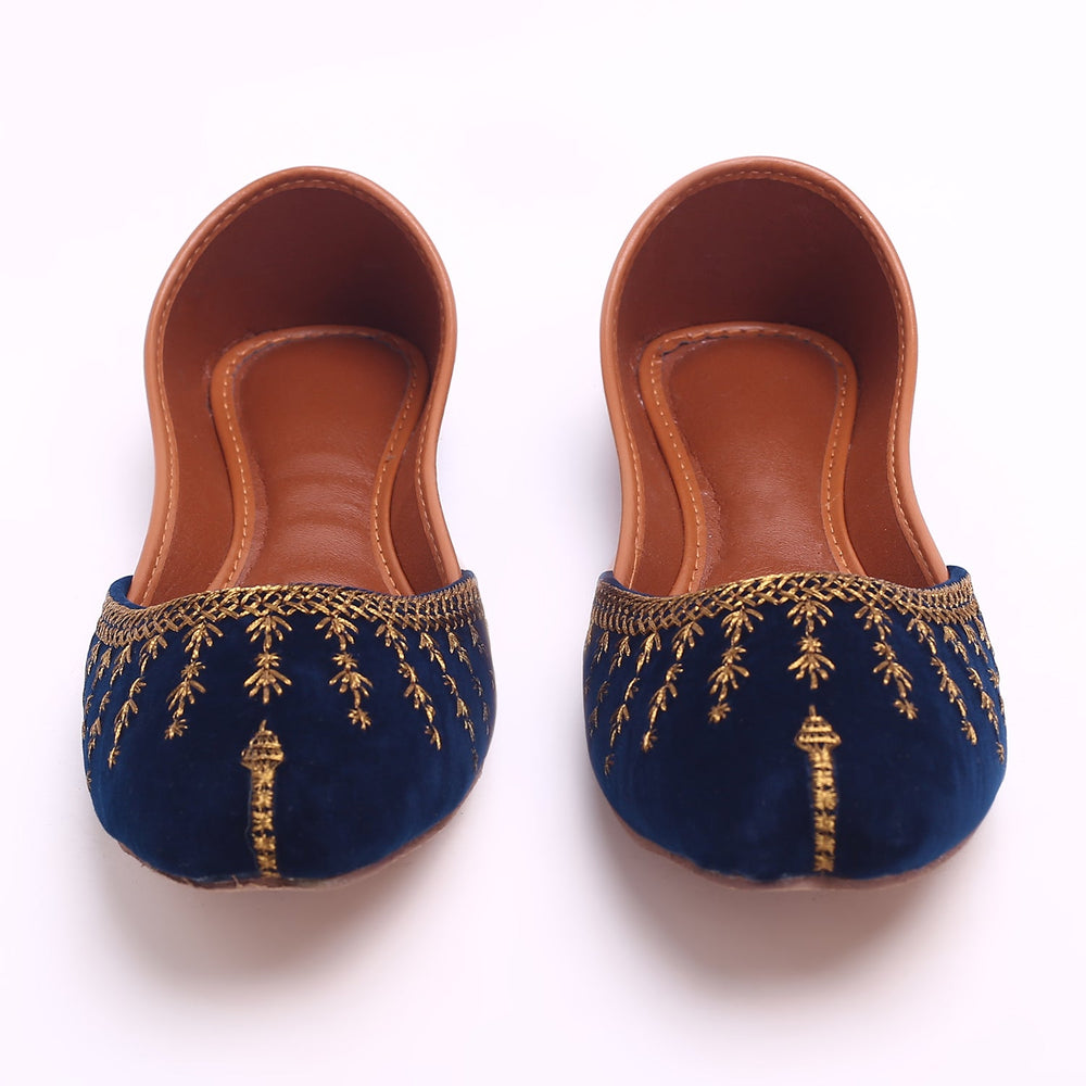 Women's Khussa - Navy Blue, Women Khussa, Chase Value, Chase Value