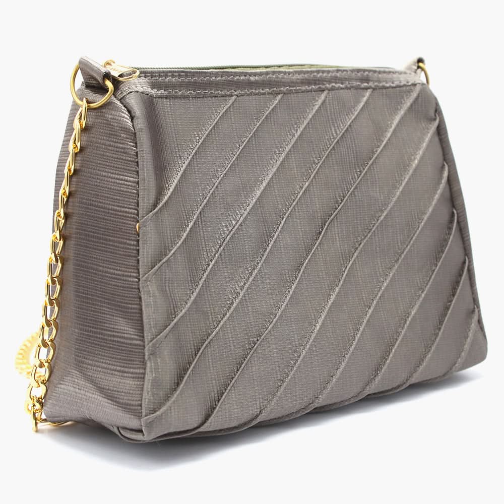 Women's Shoulder Bag - Dark Grey, Women Bags, Chase Value, Chase Value
