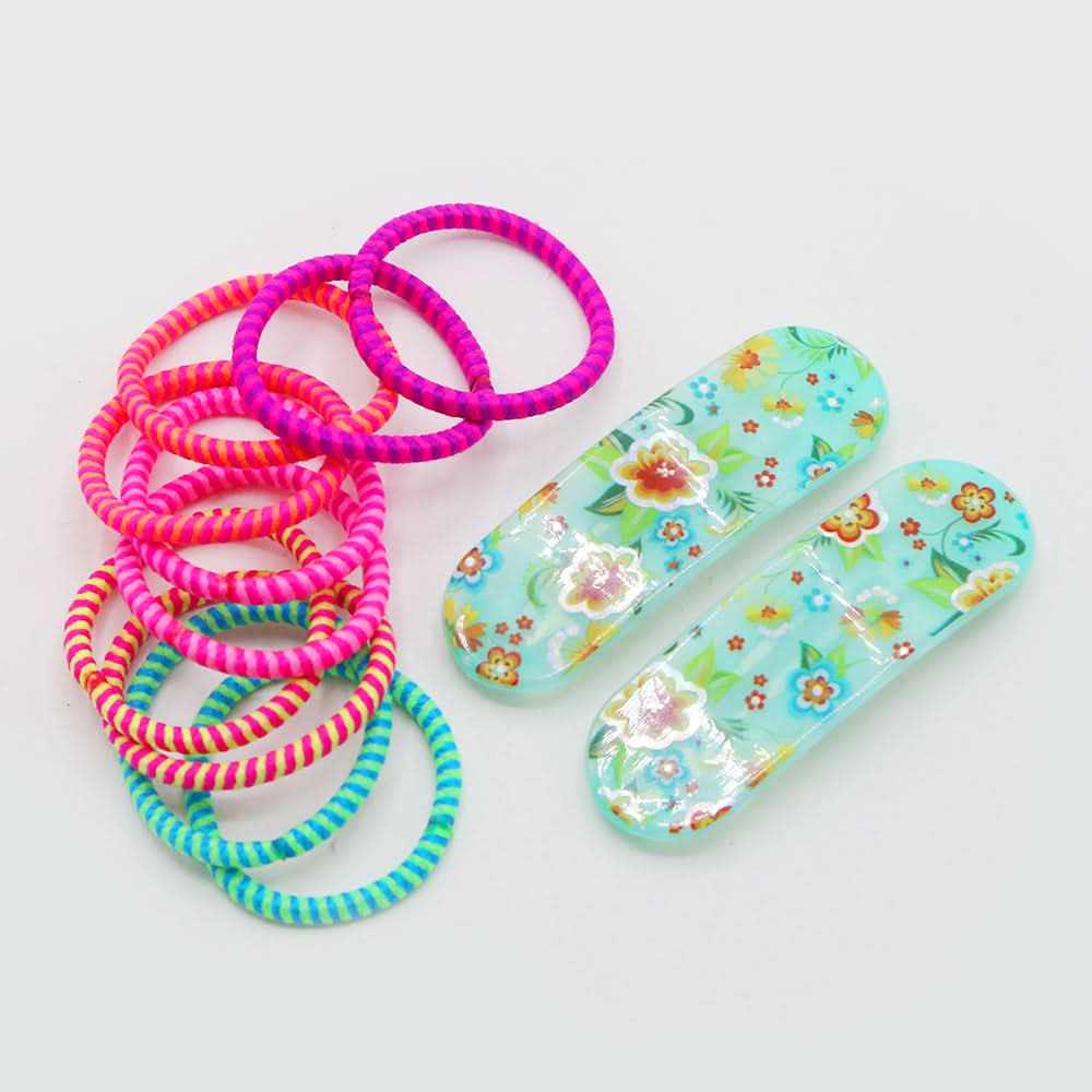 Girls Hair Pin - Cyan, Girls Hair Accessories, Chase Value, Chase Value