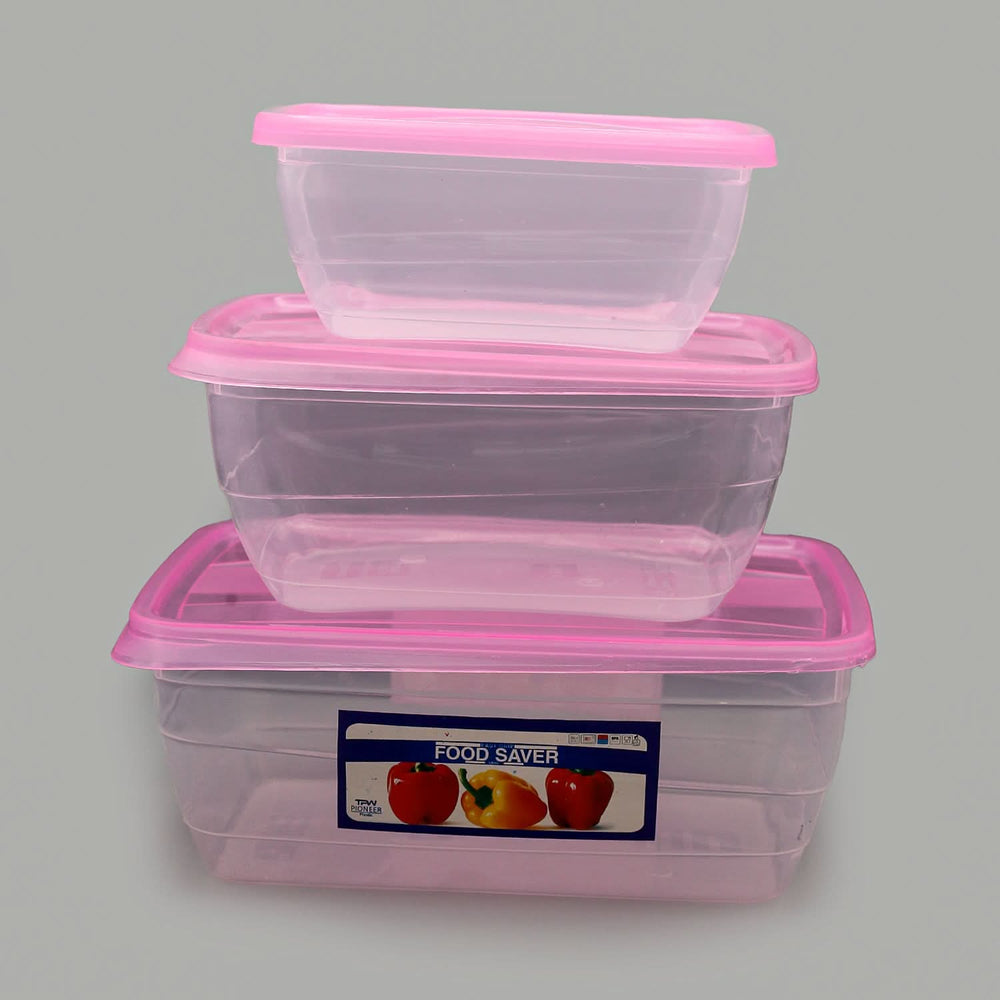 Easy Grip Food Saver Box 3PSet, Storage Boxes, Chase Value, Chase Value