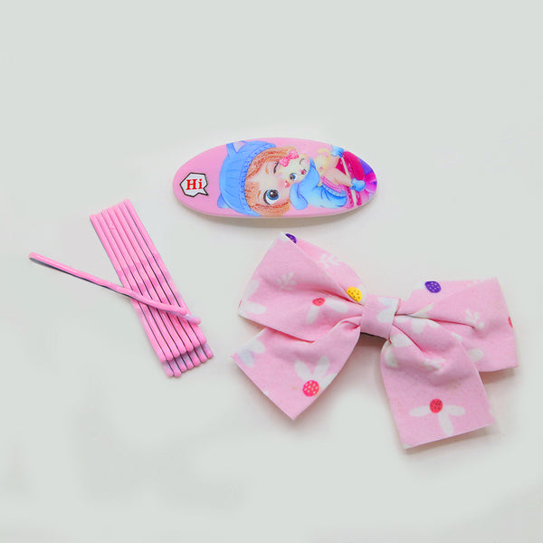 Girls Hair Pin - Pink, Girls Hair Accessories, Chase Value, Chase Value