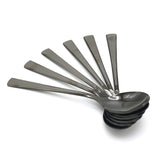 Dinner Spoon 6Pc Black Laser, Cutlery Set, Chase Value, Chase Value