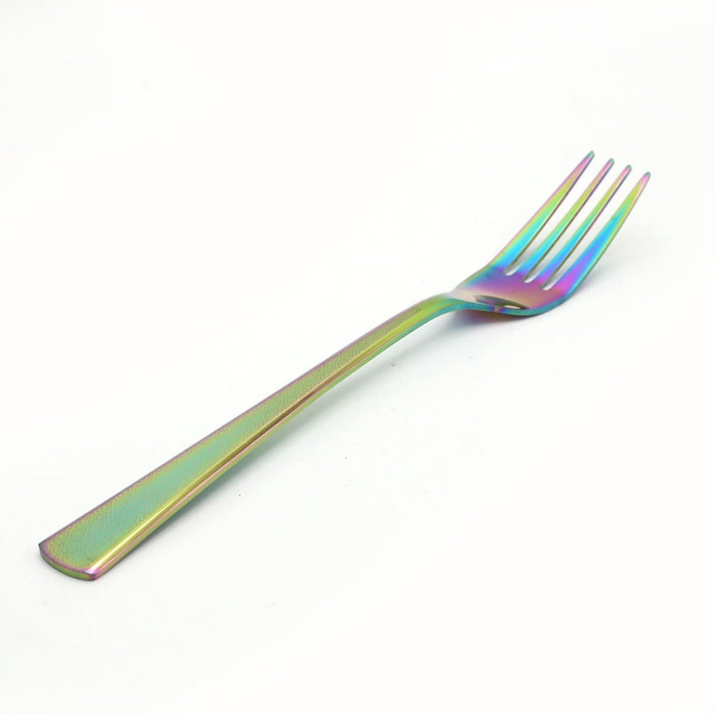 Fork 6Pc Multi Laser - Multi Color, Cutlery Set, Chase Value, Chase Value