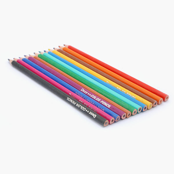 Deer Tikon Color Pencil 12Pcs, Coloring Tools, Deer, Chase Value